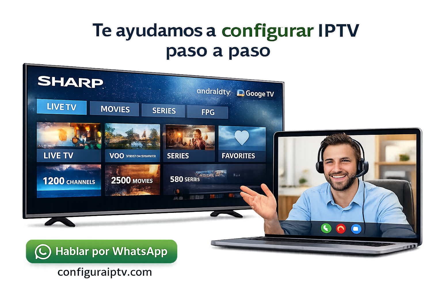 Soporte para instalar IPTV