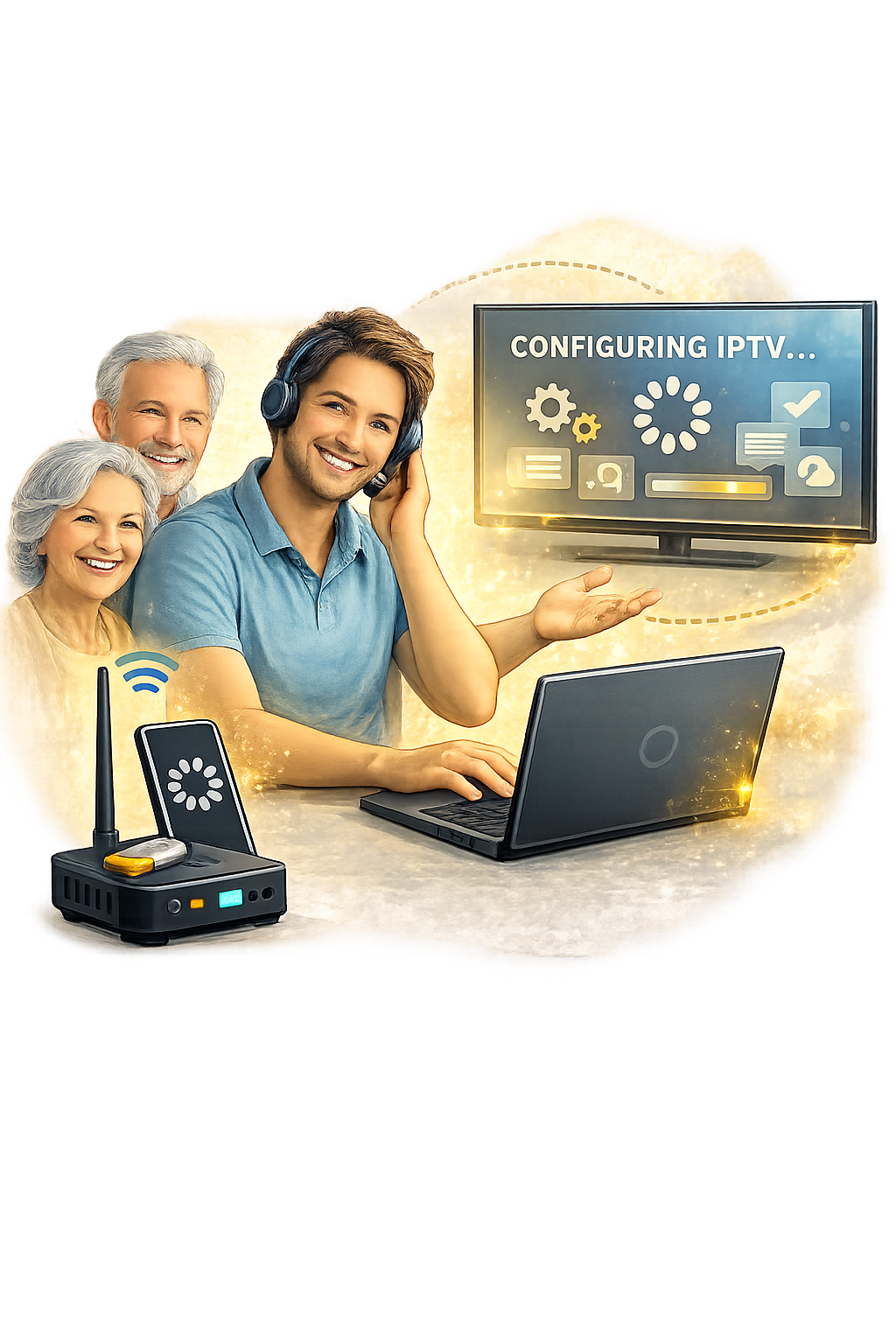 Ayuda en linea para configurar iptv